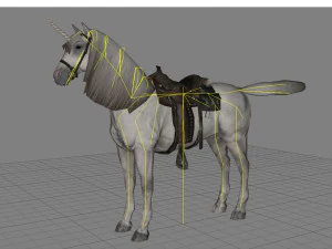 animal - horse a07 3D Model