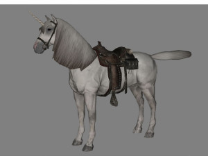 animal - horse a07 Model 3D