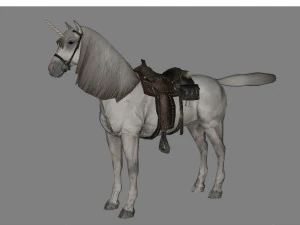 animal - horse a07 3D Model