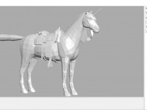 animal - horse a07 Model 3D