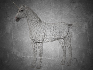 animal - horse a08 nogear 3D 모델