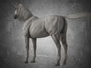 animal - horse a08 nogear 3D 모델