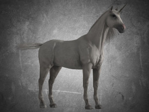 animal - horse a08 nogear 3D 모델