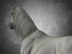 동물 - 말 a08 nogear 3D 모델