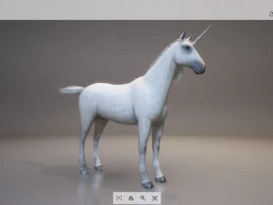 동물 - 말 a08 nogear 3D 모델