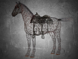 animal - horse a09 3D Model