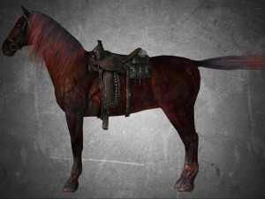 animal - horse a09 3D Model