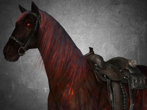 animal - horse a09 3D Model