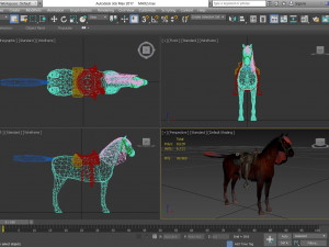 animal - horse a09 3D Model