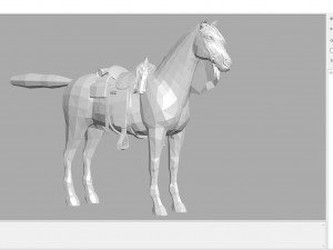 animal - horse a09 3D Model