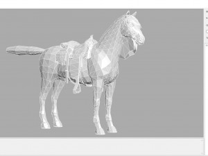 animal - horse a09 3D Model