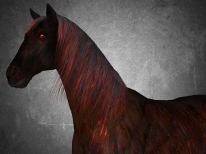 animal - horse a10 nogear 3D Model