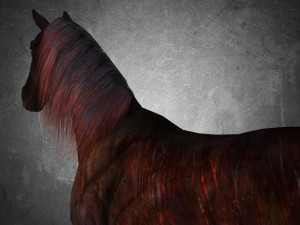 animal - horse a10 nogear 3D मॉडल