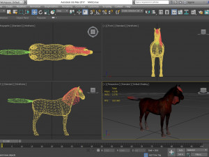 animal - horse a10 nogear 3D मॉडल