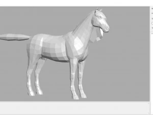 animal - horse a10 nogear 3D Model