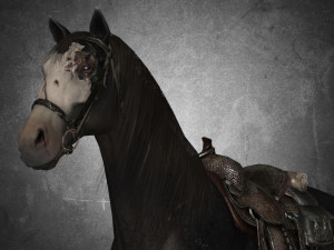 animal - horse b01 3D Модель