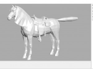 animal - horse b01 3D Модель