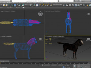 animal - horse b02 nogear 3D Model