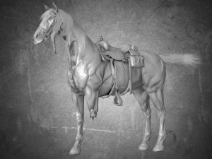 animal - horse b03 3D Model