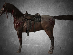 animal - horse b03 3D 모델