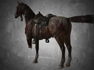 animal - horse b03 3D 모델