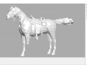 animal - horse b03 3D Model