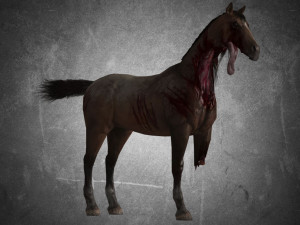 animal - horse b04 nogear Modèle 3D