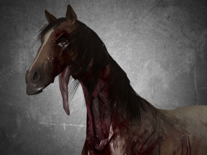 animal - horse b04 nogear Modèle 3D