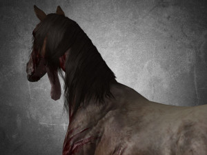 animal - horse b04 nogear Modèle 3D