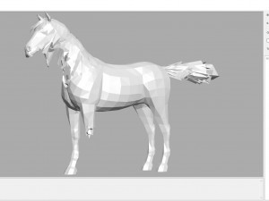 animal - horse b04 nogear Modèle 3D