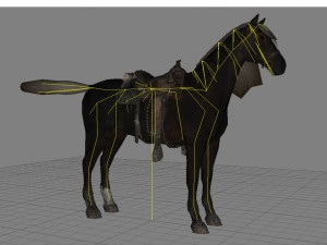 animal - horse b05 3D Модель