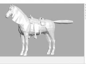 animal - horse b05 3D Модель