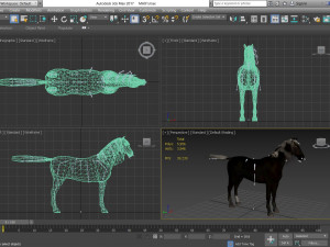 animal - horse b06 nogear Modèle 3D