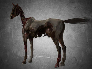 animal - horse c02 nogear 3D Model