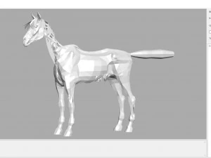 animal - horse c02 nogear 3D Model