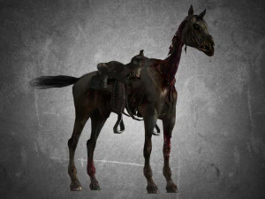 animal - horse c03 3D Model