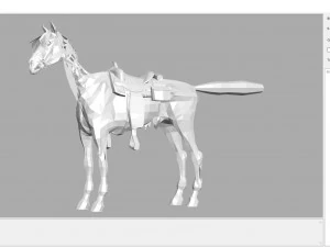 animal - horse c03 3D Model
