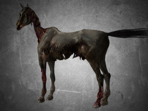 animal - horse c04 nogear Model 3D