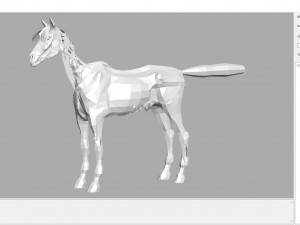 animal - horse c04 nogear Model 3D
