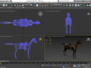 animal - horse c05 3D-Modell