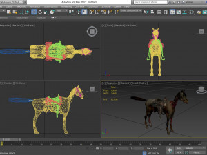 animal - horse c05 3D-Modell