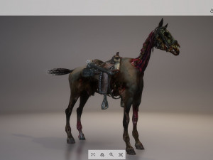 animal - horse c05 3D-Modell