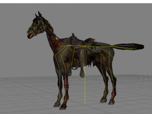 animal - horse c05 3D-Modell