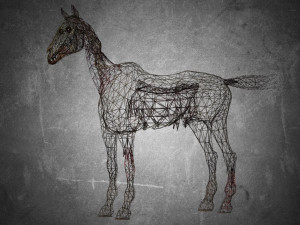 animal - horse c06 nogear 3D Модель