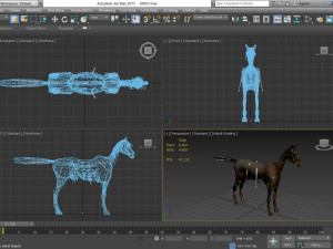 animal - horse c06 nogear 3D Модель