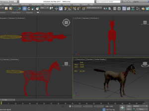 animal - horse c06 nogear 3D Модель