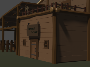 tavern game-ready 3D Модель