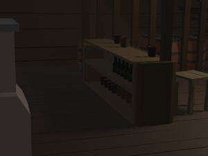 tavern game-ready 3D Модель