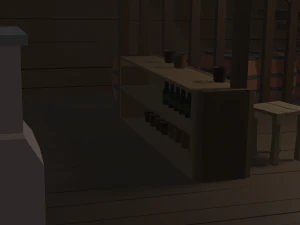 tavern game-ready 3D Model