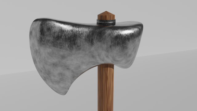 axe 3D Model .c4d .max .obj .3ds .fbx .stl .blend 